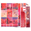 Fiery Fall Luxe Sticker Kit & Seals (rose gold foil)