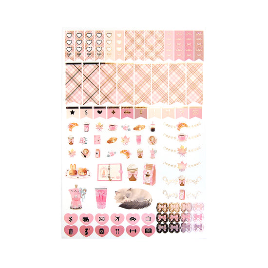 Maple Blush Luxe Sticker Kit & Seals (rose gold foil)