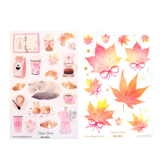Maple Blush Luxe Sticker Kit & Seals (rose gold foil)