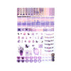 Lavender Dreams Luxe Sticker Kit & Seals (rose gold foil)