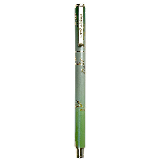 Willow Engraved Gel Ink Pen (light gold hardware)