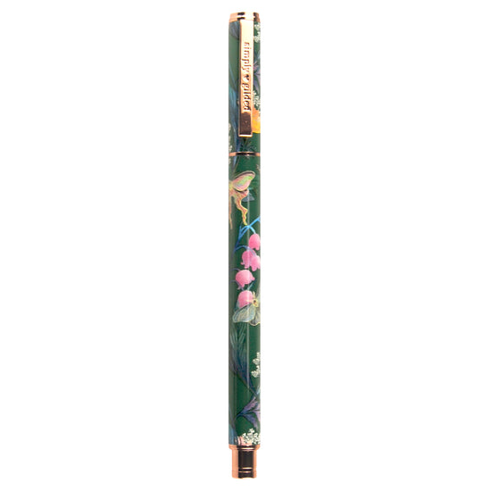 Botanique Mystique Engraved Gel Ink Pen (rose gold hardware)