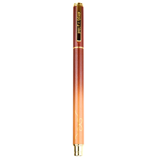 Hearth Engraved Gel Ink Pen (light gold hardware)