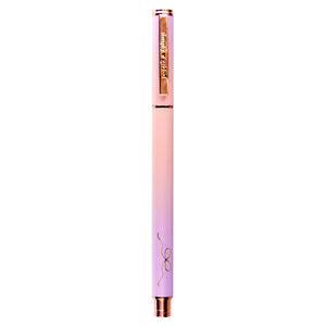 Lavender Dreams Engraved Gel Ink Pen (rose gold hardware)