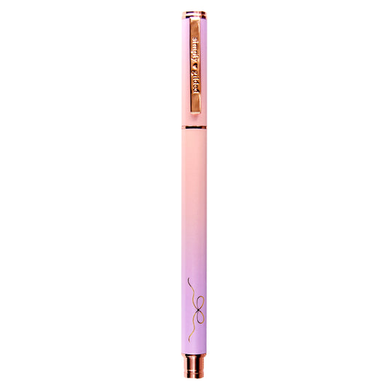 Lavender Dreams Engraved Gel Ink Pen (rose gold hardware)