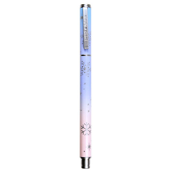 A Soft Life Engraved Gel Ink Pen (silver hardware)