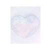 Pastel Ink Heart Sticky Note (silver holographic foil)
