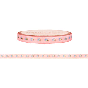 Willow Little Flowers washi (5mm + light gold foil)