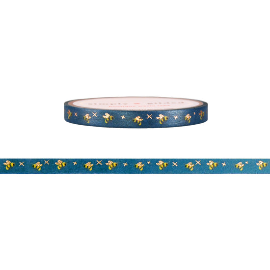 Botanique Mystique Bees washi (5mm + rose gold foil)