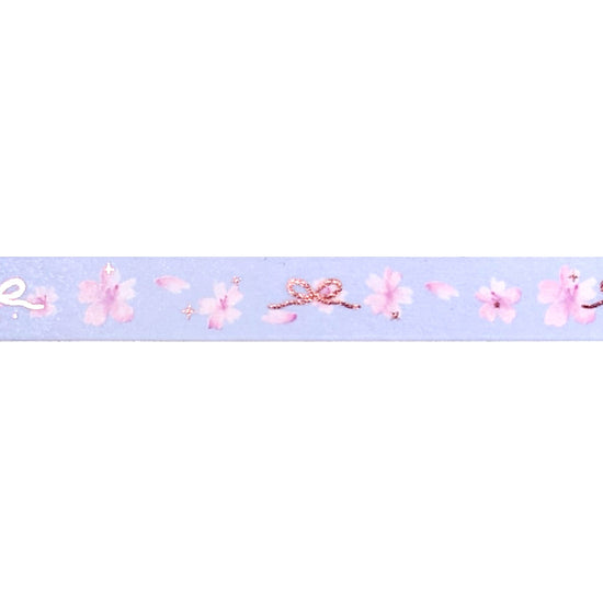 Bloom Sakura Blooms & Bows washi (10mm + rose gold foil)(Item of the Week)