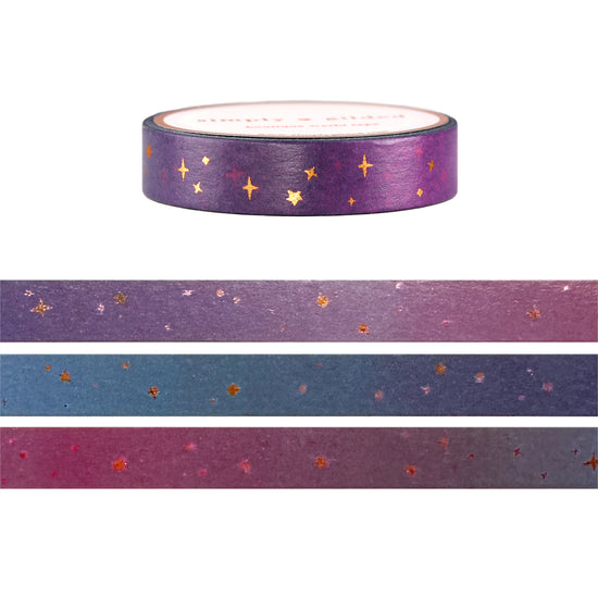 Botanique Mystique Starry washi (10mm + rose gold foil)