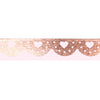 Lovely Scallop Heart & Dot washi (12mm + rose gold foil)(Item of the Week)