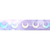 Pastel Ink Galaxy 34.0 Moon washi (15mm + silver holographic foil)