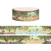 Willow Landscape washi (15mm + light gold foil)