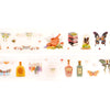 Botanique Mystique PET tape (30mm + rose gold foil)