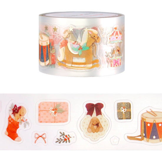 Velveteen PET tape (30mm + satin gold foil)