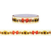 Autumn Whimsy Sunflower Bow washi (10mm + rose gold foil)