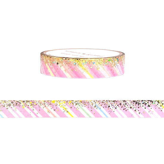 Salt Air Fair Stardust washi (10mm + light gold / light gold holographic foil)