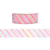 Salt Air Fair Candy Stripe washi (15mm + bubble overlay)