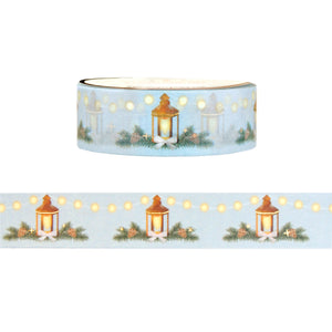 Hearth Lanterns washi (15mm + light gold foil)