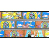 Enchanted Stained Glass Panels washi (15mm)