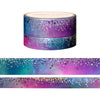 Light Chaser Stardust washi set (15/10mm + silver foil / silver holographic foil)