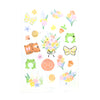 Wildflower Deco sheet (silver foil)