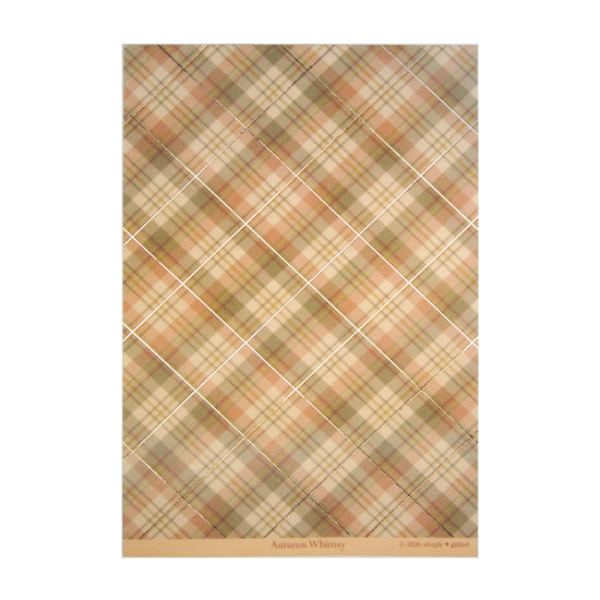 Autumn Whimsy Washi Paper Sticker