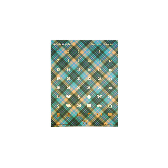 National Parks Luxe Sticker Kit & Seals (light gold foil)