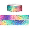 Celestial Carnival Magical Sky washi (15mm + rose gold foil / sparkle star overlay)