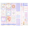 Floral Whimsy Luxe Sticker Kit + date dots (satin gold foil)