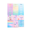 Cue the Confetti Luxe Sticker Kit + date dots (silver holographic foil)