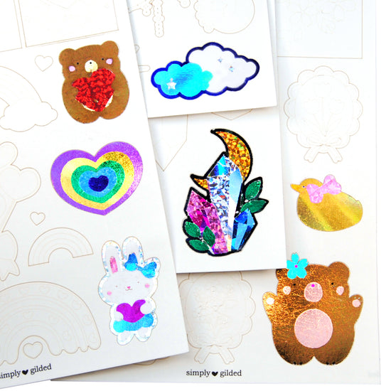 Simply Gilded FOIL ART set with tweezers