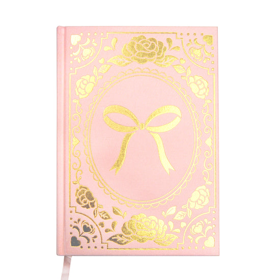 Keepsake Foiled Bow Journal with Prompts