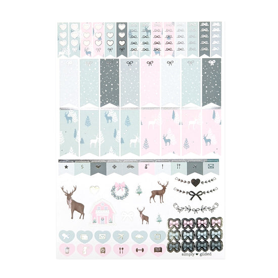 Magical Winter Luxe Sticker Kit + silver foil (Item of the Week)