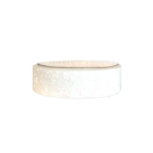 12 Days of Simply Gilded White Heart Lace Scallop washi (12mm + iridescent bubble glitter overlay) (item of the week)