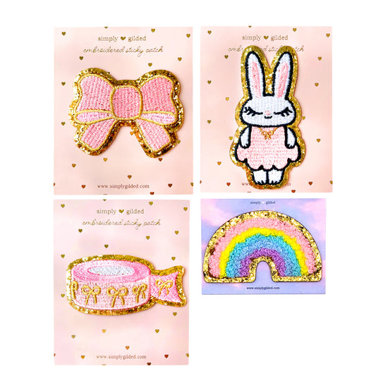 Gold Glitter Patch Bundle - Doorbuster!