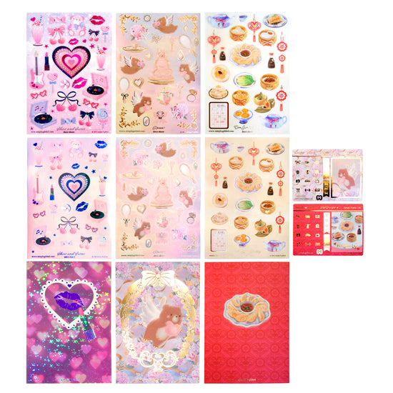 Lunar New Year & Valentine's Day Deco and Journal Card Bundle