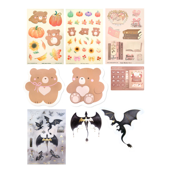 Cozy Harvest Sticker Bundle