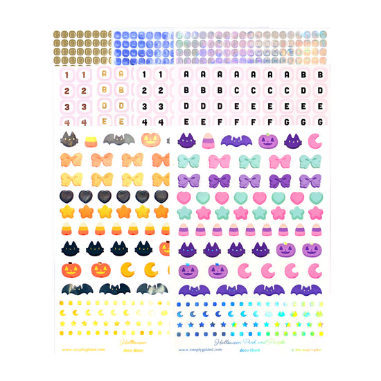 Halloween Bead Sticker Bundle