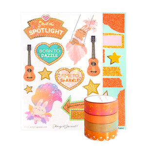 Showgirl Journal Kit + Washi Bundle