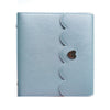 Frosty Blue Mini Album with scattered dot silver interior + silver hardware (Doorbuster)