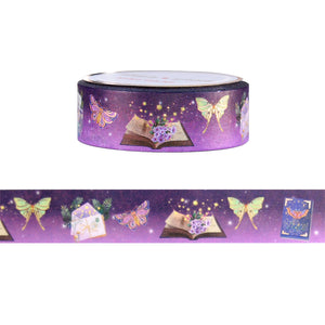 Afterglow Magical Stories washi (15mm + rose gold foil)