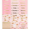 Cookies & Milk Luxe Sticker Kit & date dots (light gold foil)