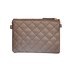 Divine Diamond quilted vegan leather pouch (Doorbuster)
