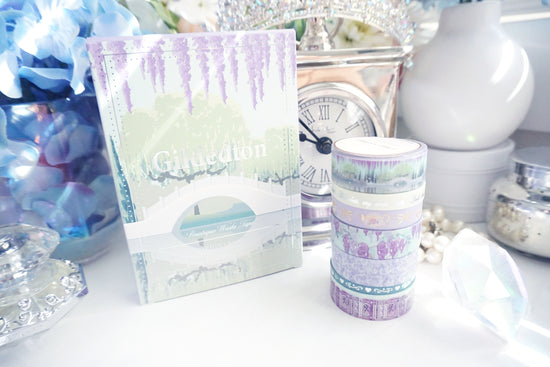 Gildedton Full Washi Box (silver foil)