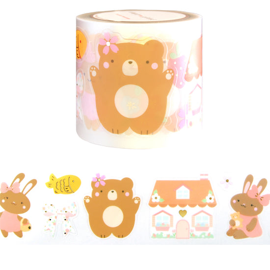 Juniper & Jasper Spring PET tape (50mm + light gold foil)
