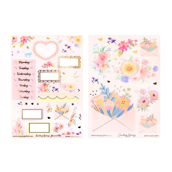 Sending Spring Journal Kit (light gold foil)