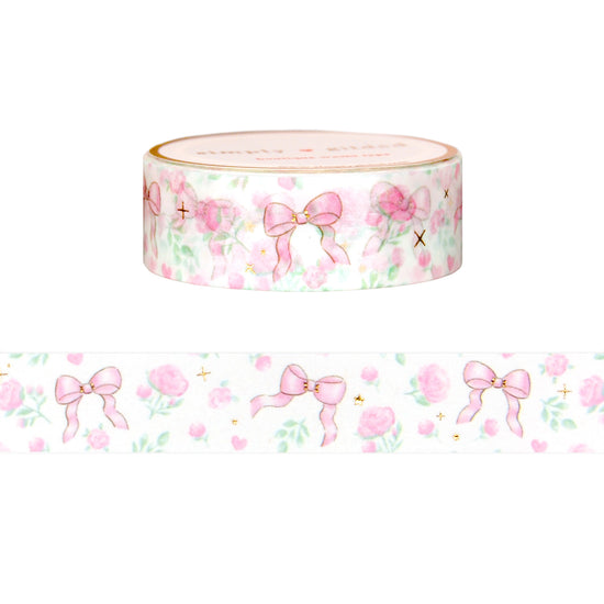 High Tea with Juni Pattern washi (15mm + light gold foil)