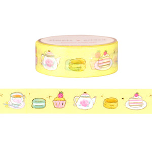 High Tea with Juniper Treats washi (15mm + light gold foil)